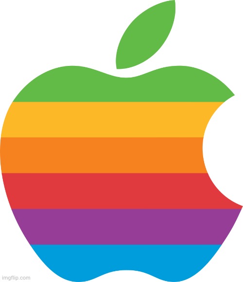 Apple Logo -Old | image tagged in apple logo -old | made w/ Imgflip meme maker