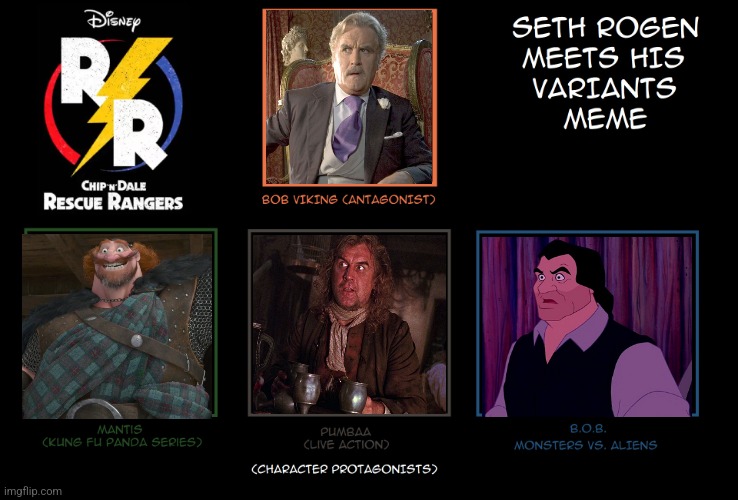 Billy Connolly Meets His Variants | image tagged in seth rogen meets his variants | made w/ Imgflip meme maker