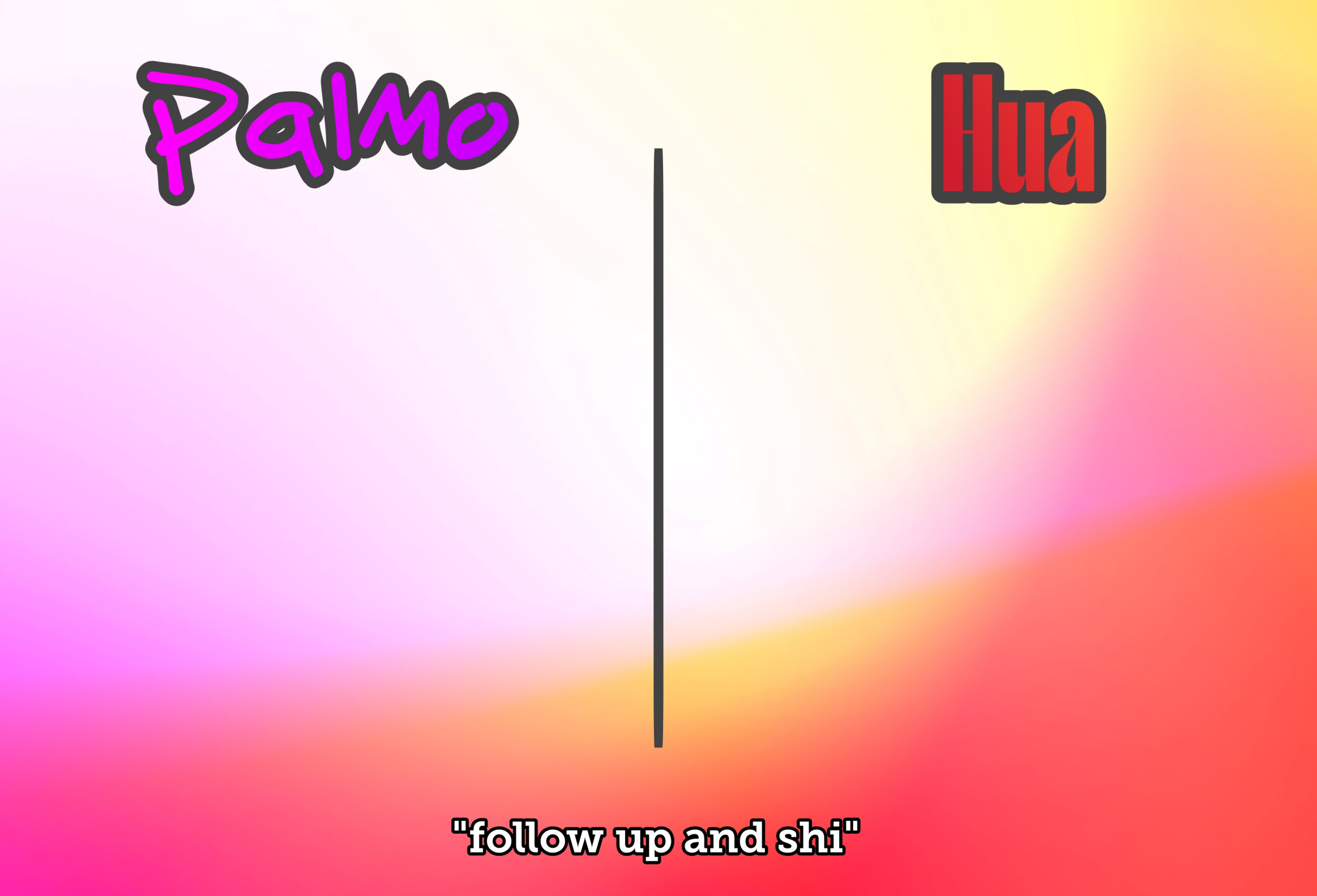High Quality palmo x hua Blank Meme Template
