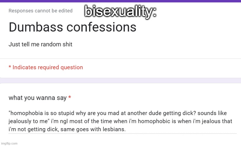 bisexuality: | made w/ Imgflip meme maker