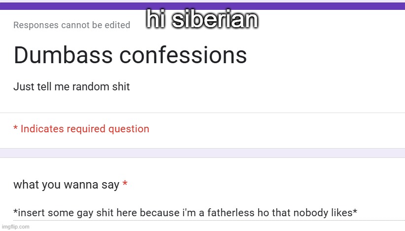 hi siberian | made w/ Imgflip meme maker