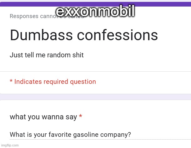 exxonmobil | made w/ Imgflip meme maker