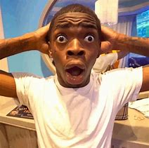 negro sorprendido Blank Meme Template