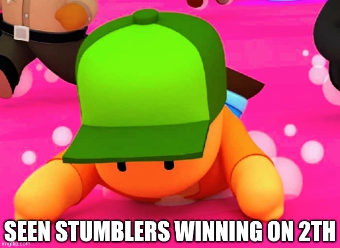 Seen stumblers winning 2th | SEEN STUMBLERS WINNING ON 2TH | image tagged in memes,stumble guys,2th | made w/ Imgflip meme maker