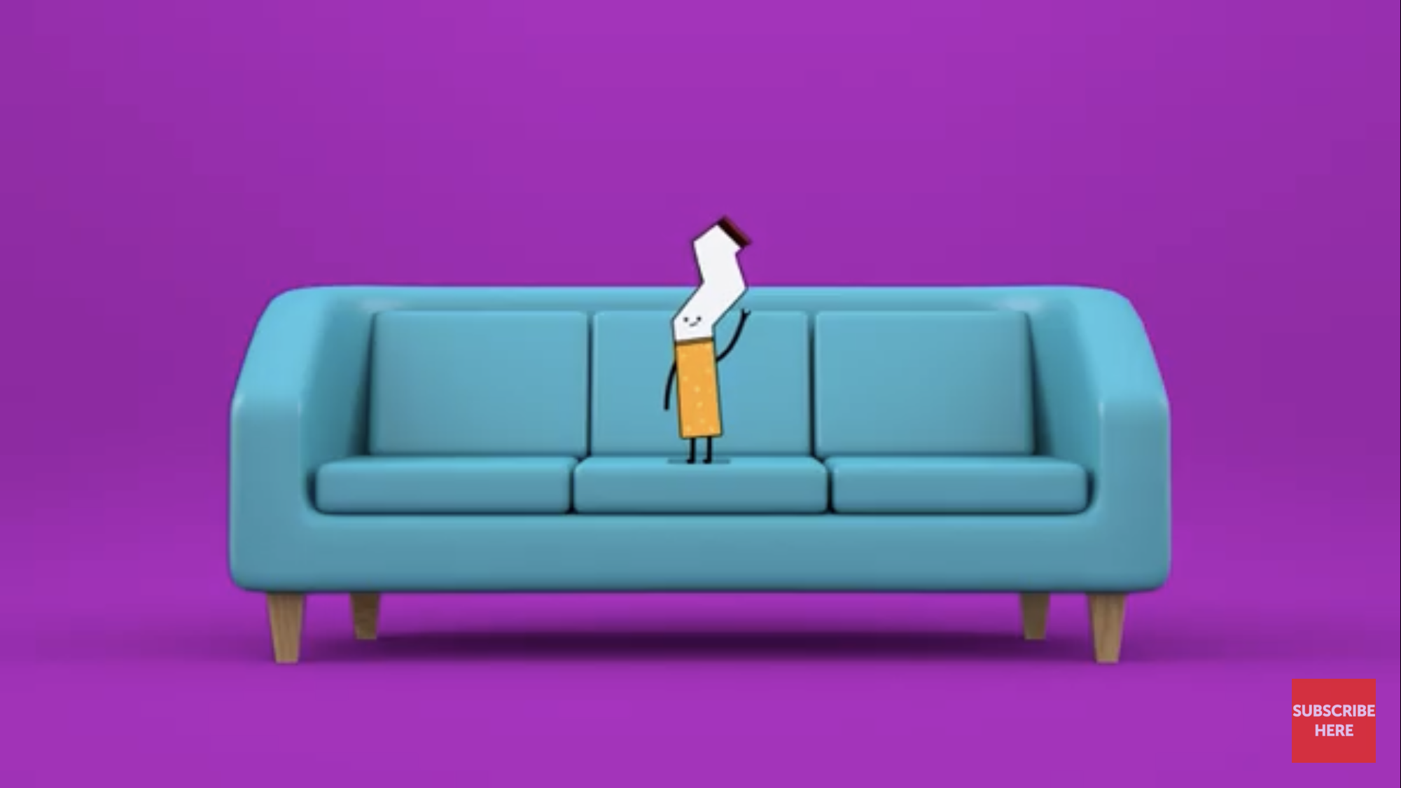Cigarette couch Blank Meme Template