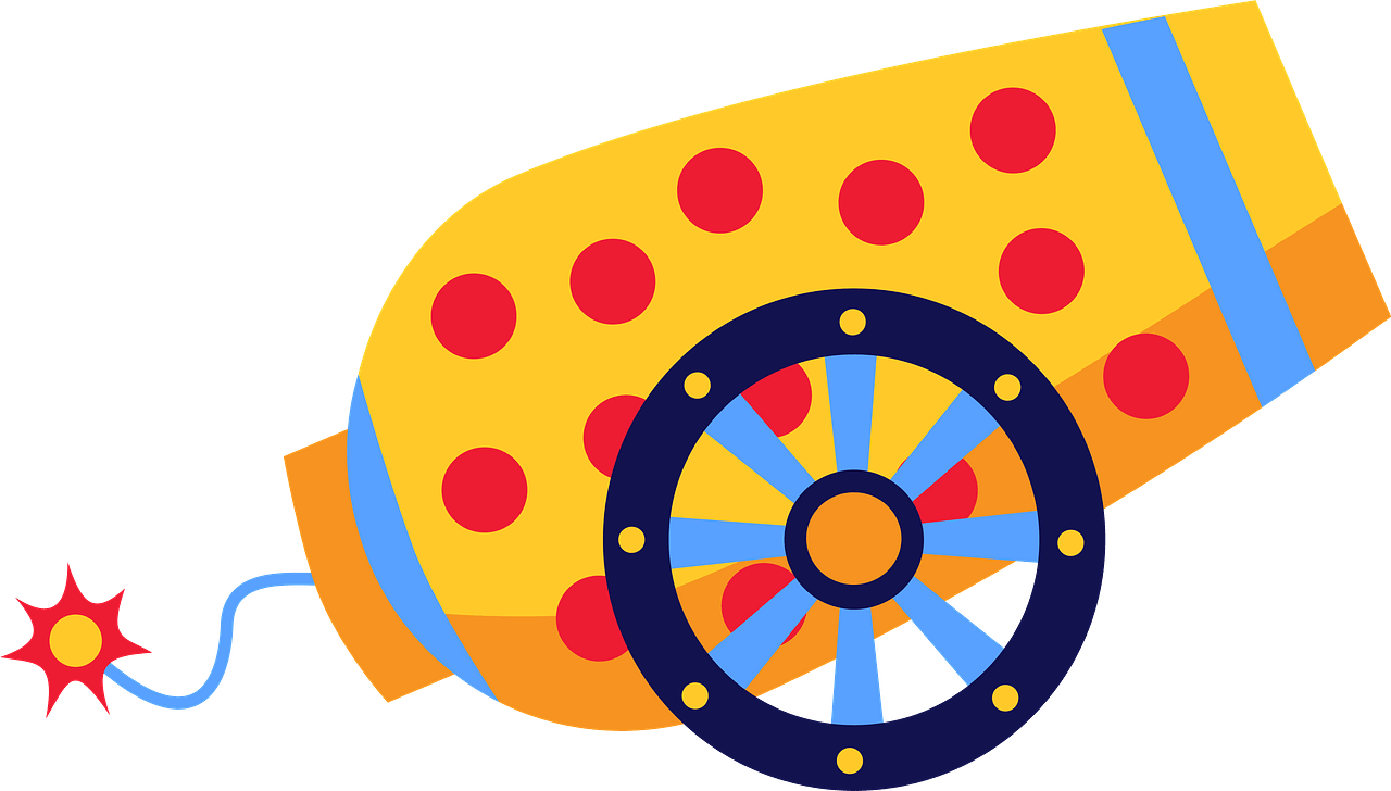 Circus Cannon Stock Blank Meme Template