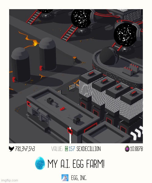 Uh who here plays egg inc | made w/ Imgflip meme maker