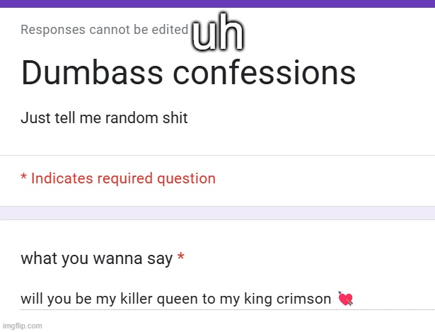 uh | made w/ Imgflip meme maker