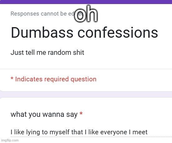 oh | made w/ Imgflip meme maker