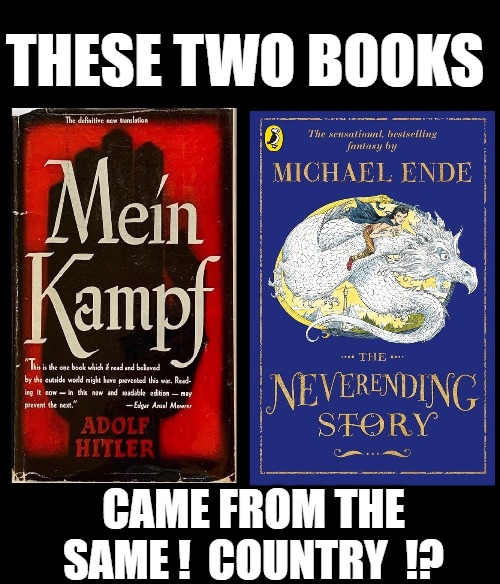 Believe it or Not | THESE TWO BOOKS; CAME FROM THE SAME !  COUNTRY  !? | image tagged in weird,strange,history,funny,bizarre | made w/ Imgflip meme maker