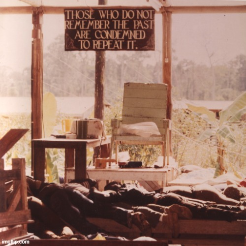 Jonestown Warning!!! | image tagged in jonestown warning | made w/ Imgflip meme maker