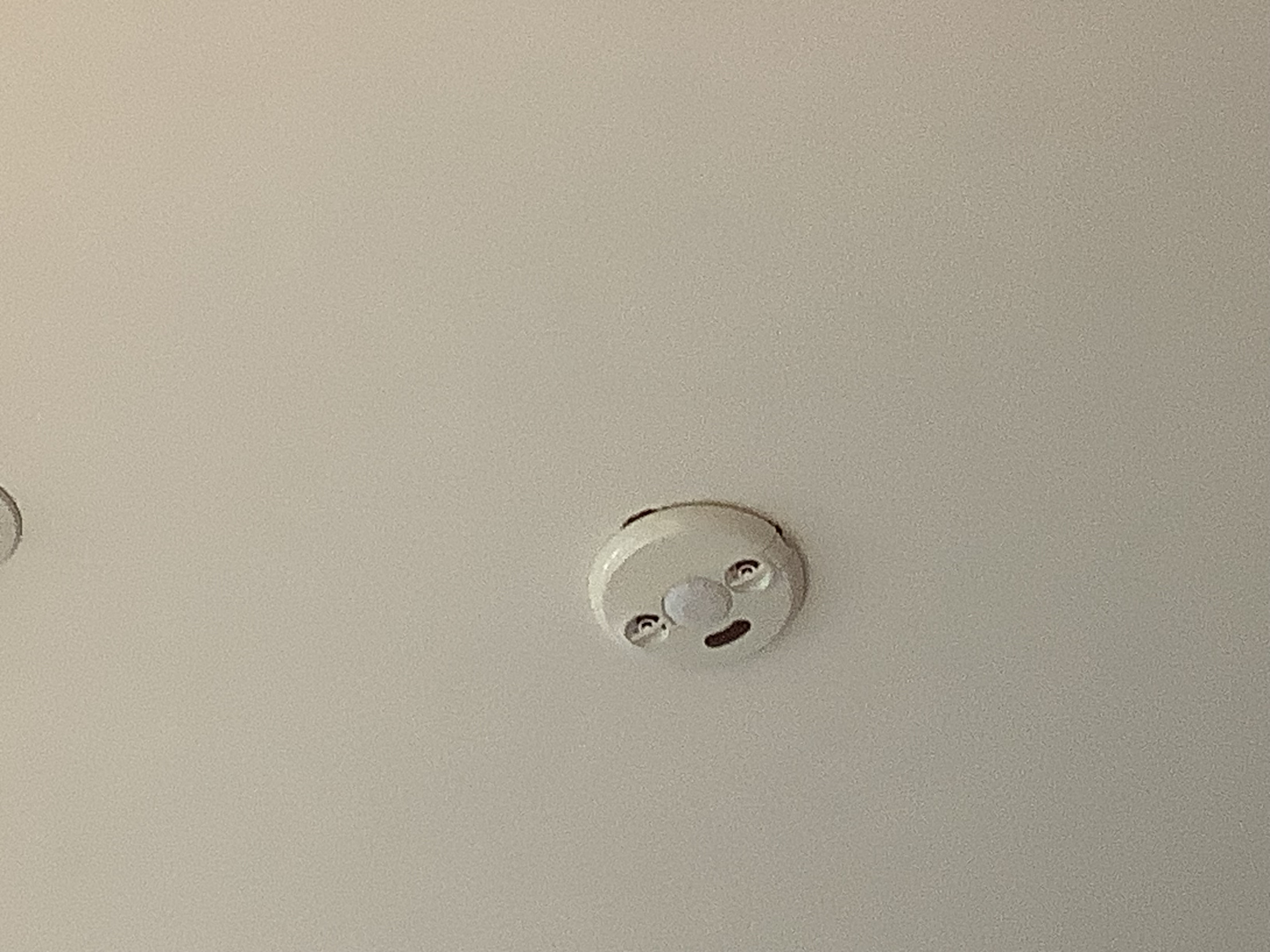 Smiley face smoke alarm Blank Meme Template