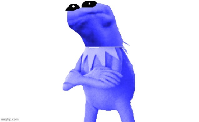 image tagged in evil kirmet | made w/ Imgflip meme maker