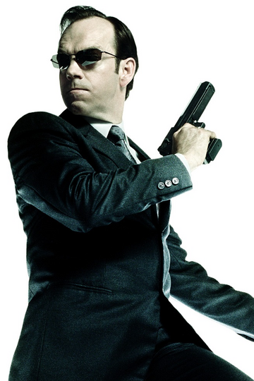 Agent Smith with Desert Eagle Blank Meme Template