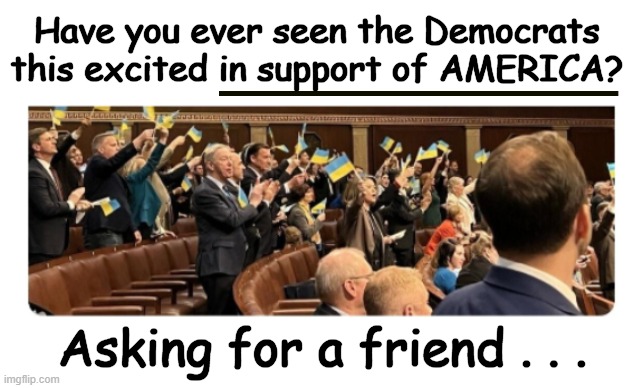 Another odd thing about Democrats | Have you ever seen the Democrats 
this excited in support of AMERICA? Asking for a friend . . . | image tagged in democrats,odd,burn our flag,afraid of flag,take a knee,not patriots | made w/ Imgflip meme maker