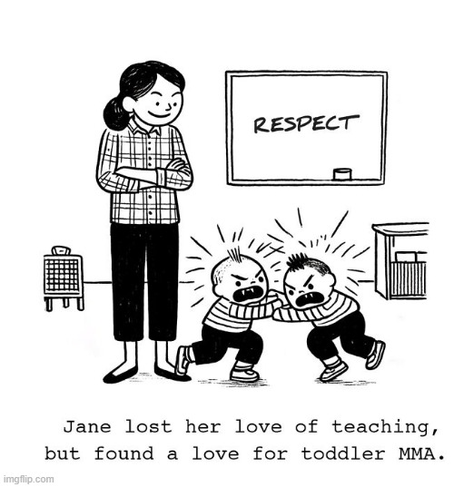 Preschool Fight | image tagged in comics | made w/ Imgflip meme maker