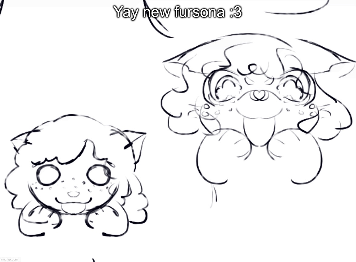 i’m remaking so he looks more like me :) | Yay new fursona :3 | made w/ Imgflip meme maker