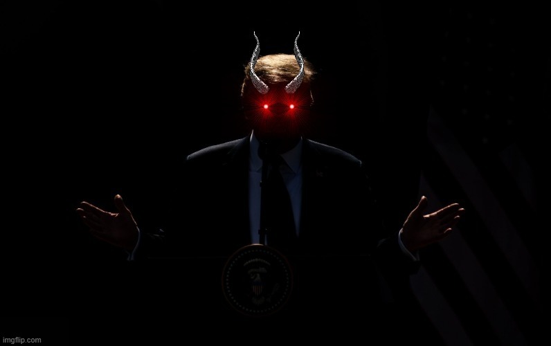 maga demon | image tagged in maga demon | made w/ Imgflip meme maker