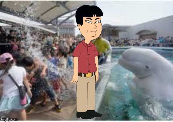 How do I get him off? | image tagged in welcome to seaworld mf,seaworld | made w/ Imgflip meme maker