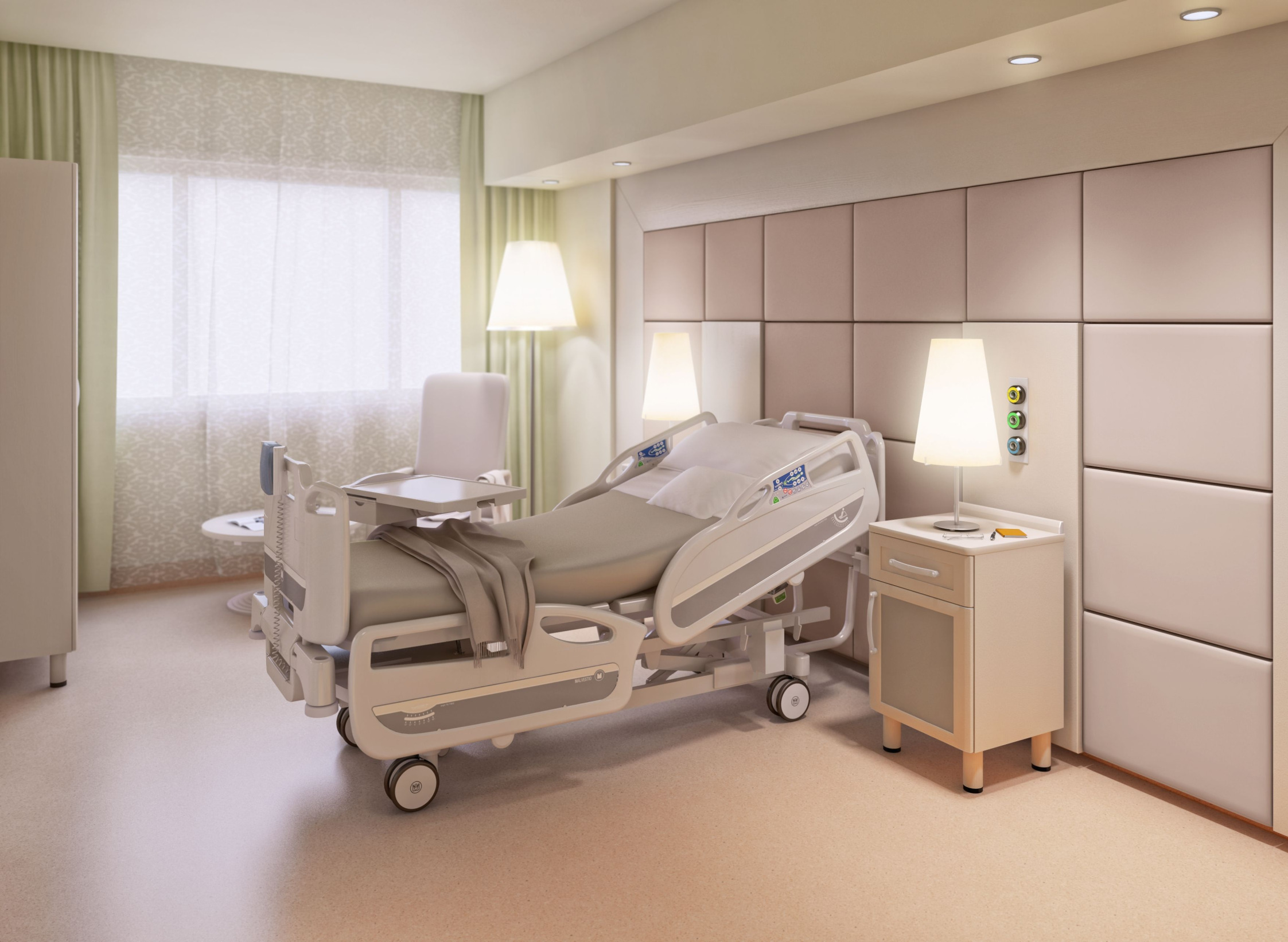 Hospital Bedroom Blank Meme Template