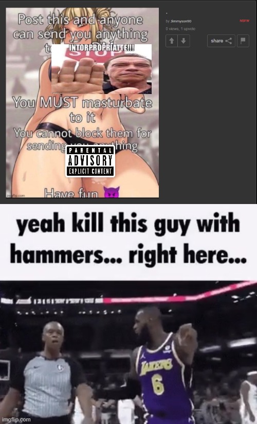 image tagged in kill this guy with hammers | made w/ Imgflip meme maker