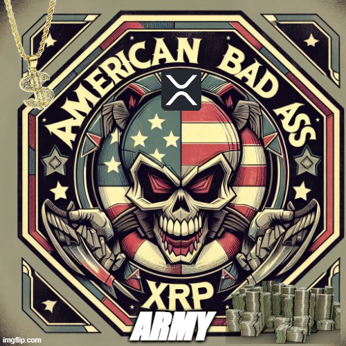 Rowdy Little Brother | ARMY | image tagged in american bad ass xrp octagon | made w/ Imgflip meme maker