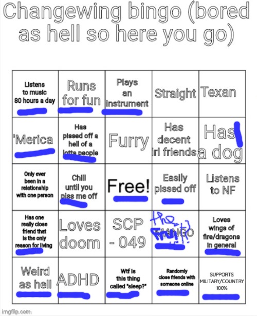 welp | image tagged in changewing bingo | made w/ Imgflip meme maker