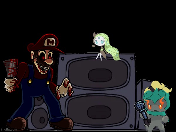 EOFNF: Kage and Melody vs Horror Mario, Part 1.mp3 | image tagged in eofnf,kage and melody,kage,melody | made w/ Imgflip meme maker