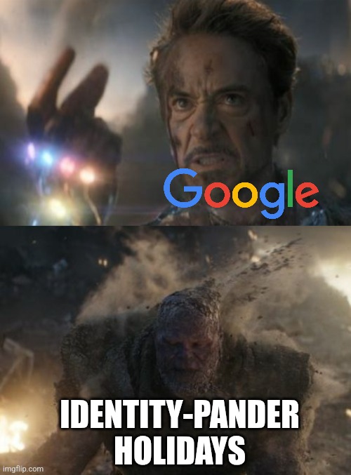 my calendar is perfectly balanced | IDENTITY-PANDER
HOLIDAYS | image tagged in iron man snaps fingers | made w/ Imgflip meme maker