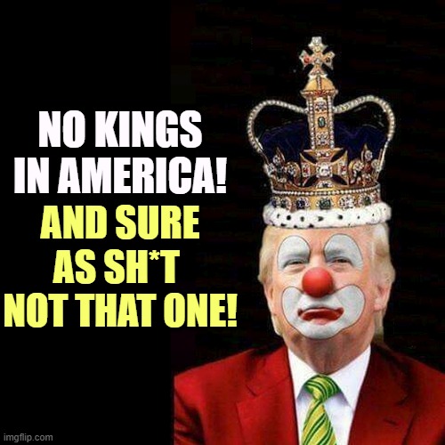 The worst | NO KINGS IN AMERICA! AND SURE AS SH*T 
NOT THAT ONE! | image tagged in trump crown clown,trump,king,america,never,constitution | made w/ Imgflip meme maker