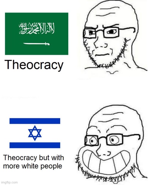 “Only democracy in the Middle East” | made w/ Imgflip meme maker