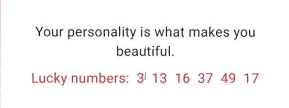 Fortune | Your Personality Is What Makes You Beautiful Blank Meme Template