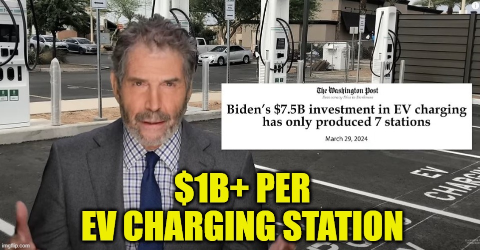 What's another billion dollars? | $1B+ PER
EV CHARGING STATION | image tagged in biden | made w/ Imgflip meme maker