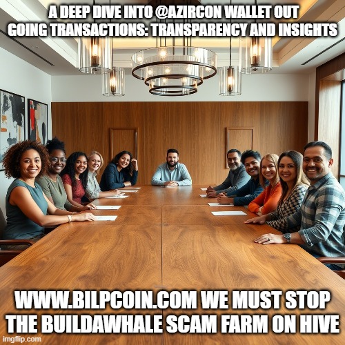 A DEEP DIVE INTO @AZIRCON WALLET OUT GOING TRANSACTIONS: TRANSPARENCY AND INSIGHTS; WWW.BILPCOIN.COM WE MUST STOP THE BUILDAWHALE SCAM FARM ON HIVE | made w/ Imgflip meme maker