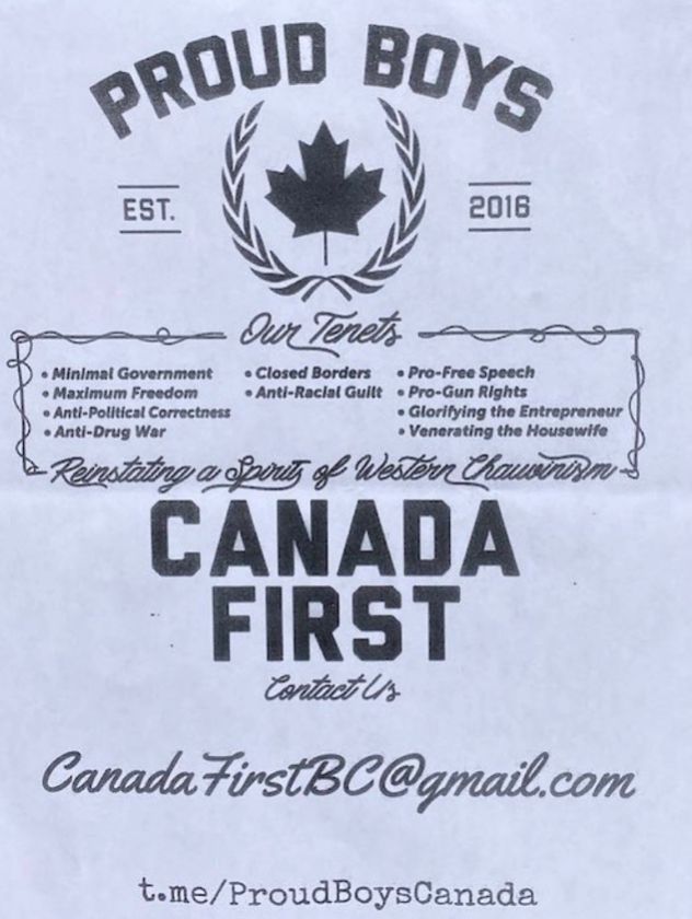 Proud Boys Canada First Blank Meme Template