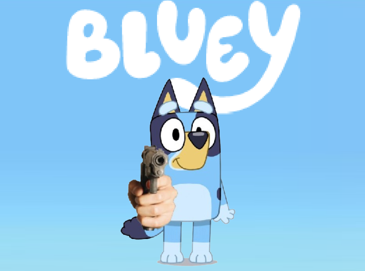 Bluey Theme Song Blank Meme Template