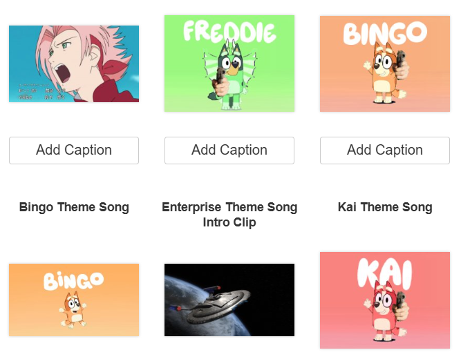 Bingo theme song??? Blank Meme Template