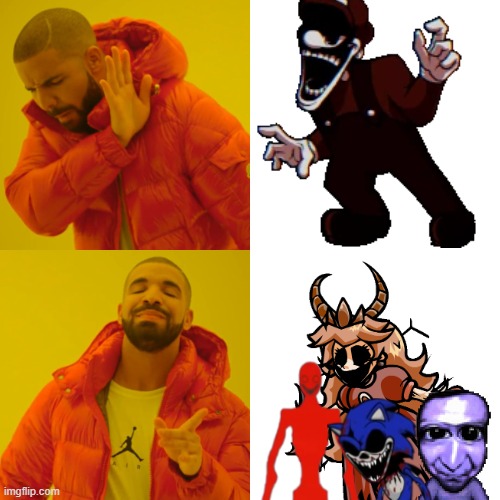 My Opinion on Pillar Chase 2 Monsters | image tagged in memes,drake hotline bling | made w/ Imgflip meme maker