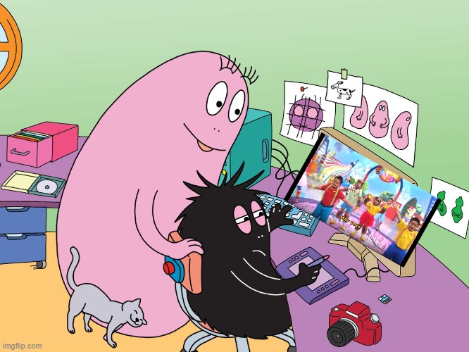 What if Mat YoYo featured the Barbapapas? | image tagged in barbapapanotsure | made w/ Imgflip meme maker