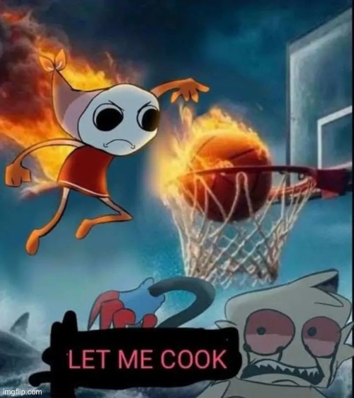 LET HIM COOK | image tagged in dandy's world,roblox,ballin,basketball,memes | made w/ Imgflip meme maker