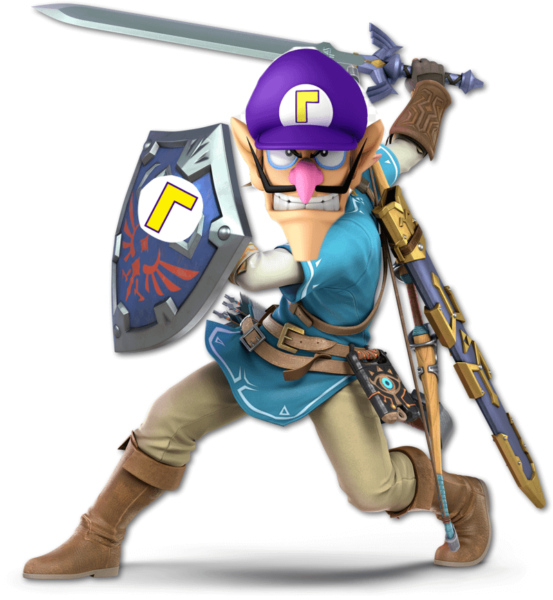 waluigi Blank Meme Template