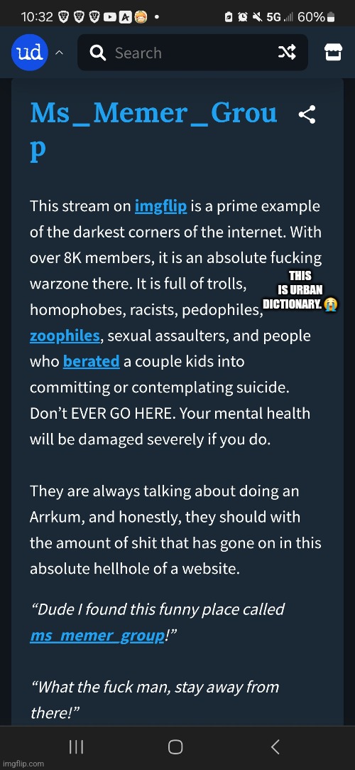 THIS IS URBAN DICTIONARY. 😭 | made w/ Imgflip meme maker