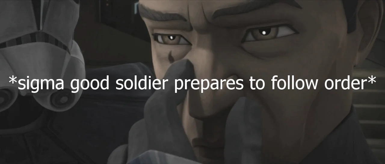 good solders follow orders Blank Meme Template