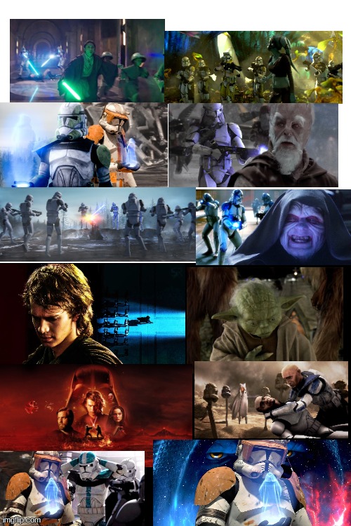 i made scenes of order 66 please let me know if you want to see more of this | image tagged in star wars,order 66 | made w/ Imgflip meme maker