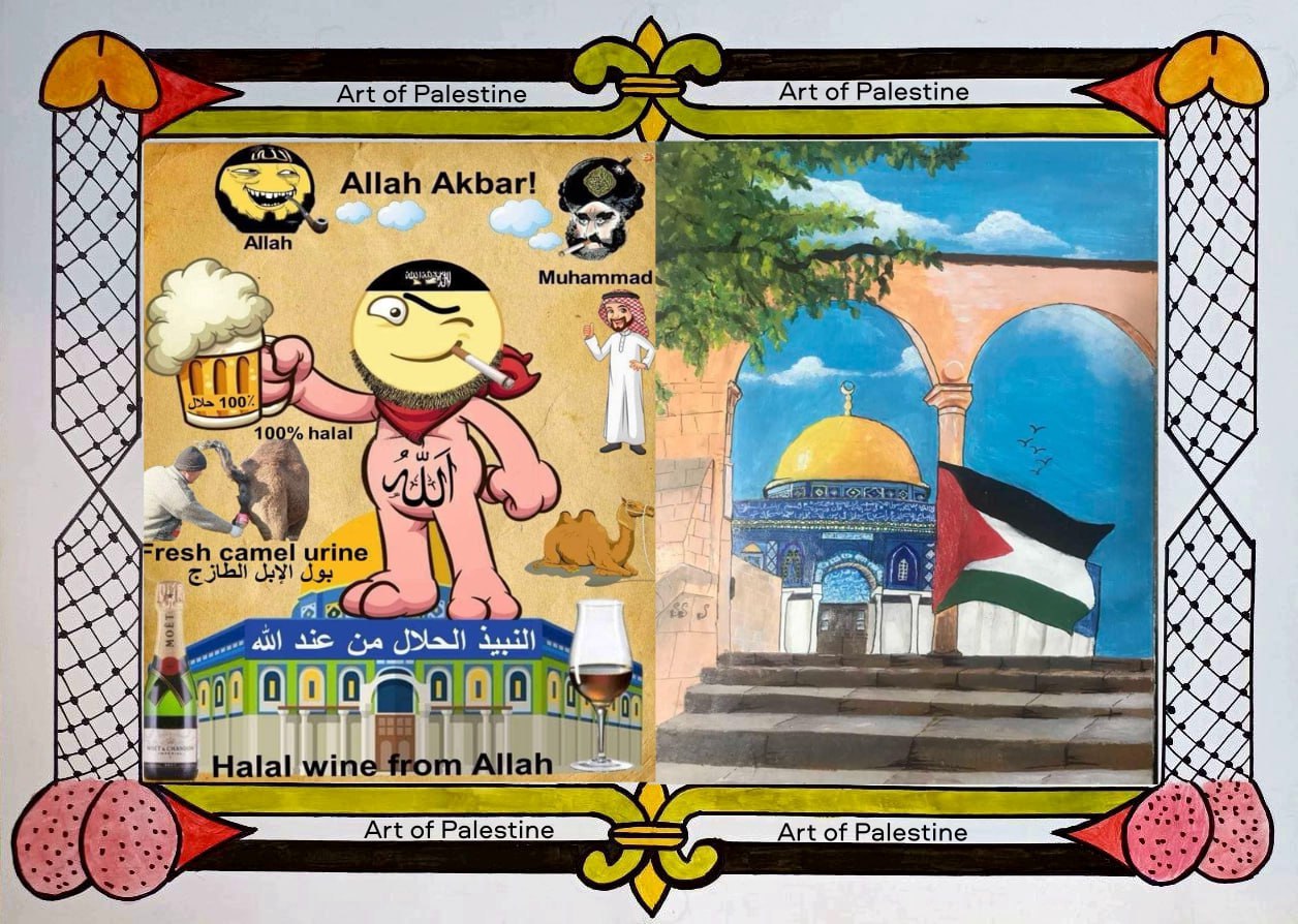 Türk takla atıyor: İslam ve Filistin için. Blank Meme Template