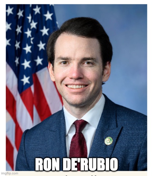 Marco Desantis | RON DE'RUBIO | image tagged in hello i'm here | made w/ Imgflip meme maker