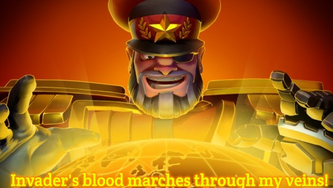 Red Ivan | Invader's blood marches through my veins! | image tagged in red ivan,slavic | made w/ Imgflip meme maker