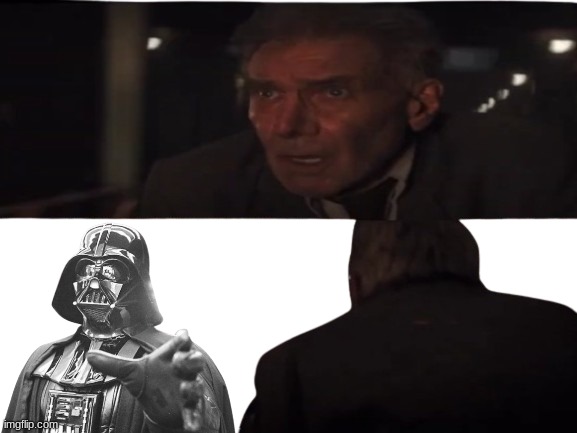 Dial of Destiny meme | image tagged in memes,indiana jones,train,darth vader,starwars,star wars | made w/ Imgflip meme maker