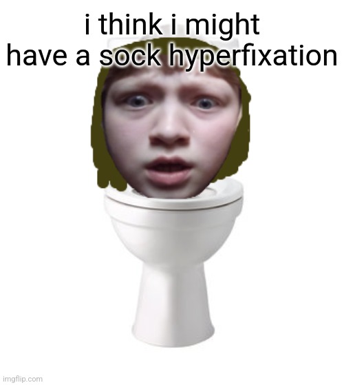 skibidi nat | i think i might have a sock hyperfixation | image tagged in skibidi nat | made w/ Imgflip meme maker