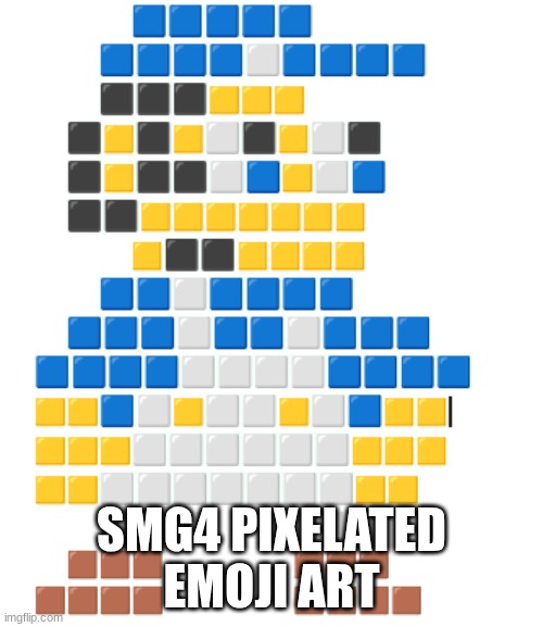 SMG4 PIXELATED EMOJI ART | made w/ Imgflip meme maker